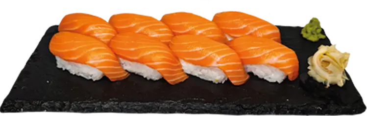 Åtta laxnigiri