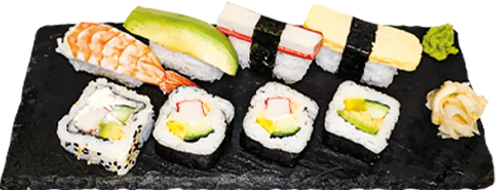 Åtta bitar mamma sushi